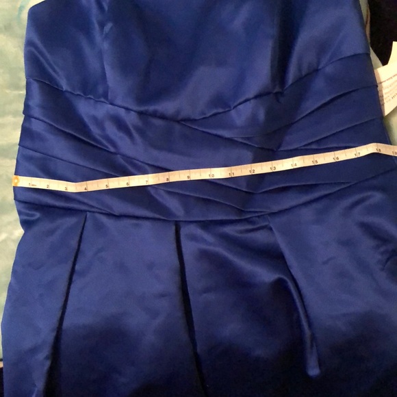 David's Bridal Dresses Horizon Blue Bridesmaid Dress With Pockets